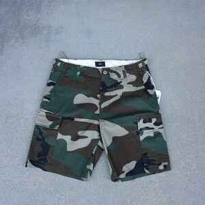 OBEY Men Recon Cargo Shorts in Field Camouflage Size 30 Brand New